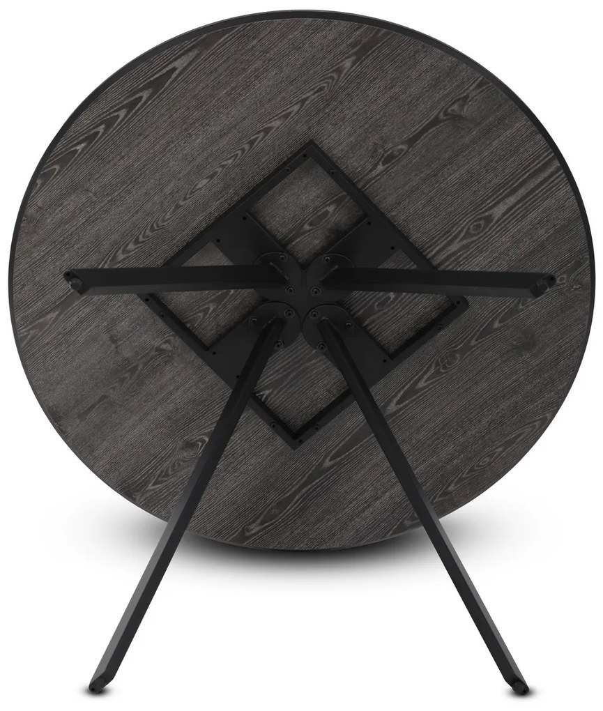 Okrúhly jedálenský stôl R5010 GREY, sivý dub