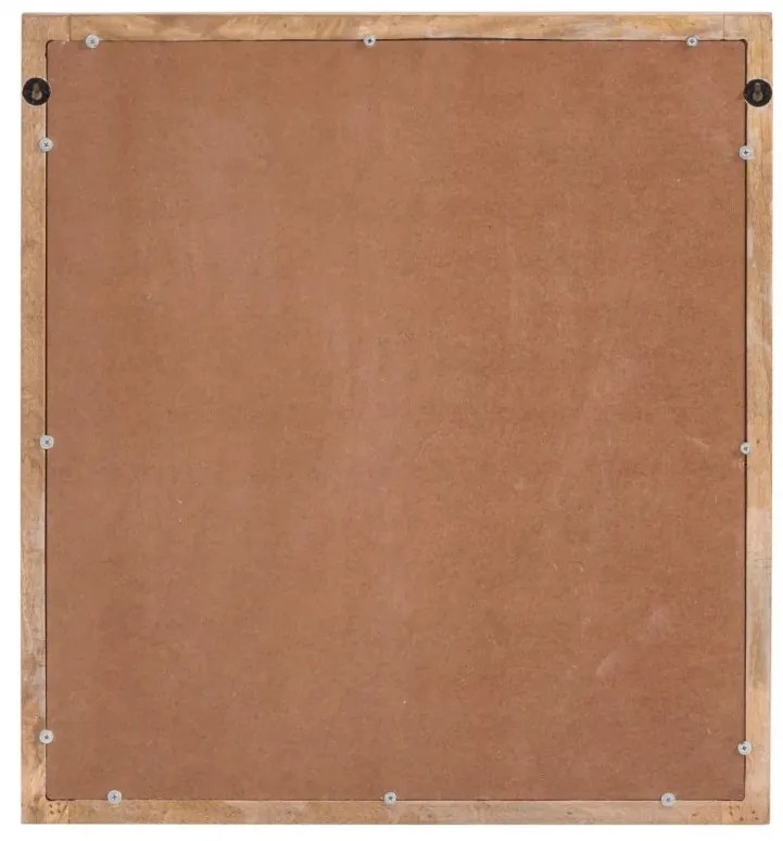 furniture-nabytek.cz - Masivní koupelnové zrcadlo Dillí z mangového dřeva, lakované, hnědé – 70×15×75 cm