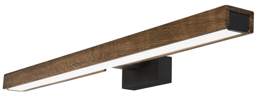 Brilagi-LED Kúpeľňové osvetlenie zrkadla WOODY MIRROR LED/12W/230V IP44 dub/čierna