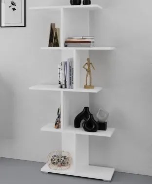 Členitý regál Fox, biely%