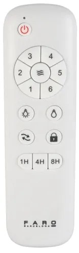 FARO 33725 - LED Stropný ventilátor HYDRA LED/20W/230V pr. 132 cm + diaľkové ovládanie