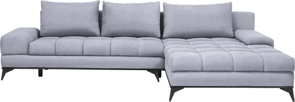 XXXLutz ROHOVÁ SEDAČKA, textil, svetlosivá Carryhome - Sedačky - 000553008719