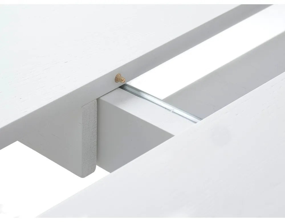 Okrúhly rozkladací jedálenský stôl s prídavnou doskou ø 120 cm Nola – Unique Furniture