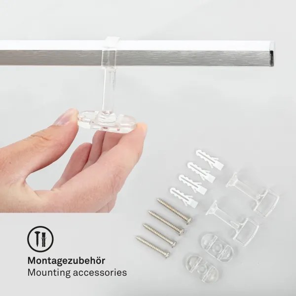 Briloner 3501-018 - LED Prisadený luster STAFF 5xLED/4,8W/230V matný chróm