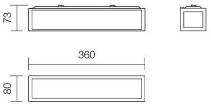 Redo 01-703 - Kúpeľňové nástenné svietidlo EGO 2xE14/28W/230V 36 cm IP44 chróm