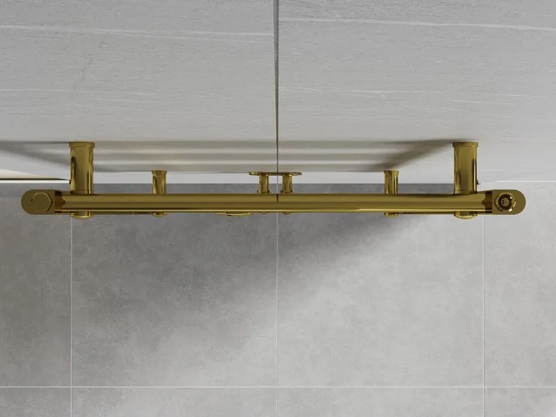 Mexen Mars, vykurovacie teleso 1200x600 mm, 487 W, zlatá lesklá, W110-1200-600-00-50