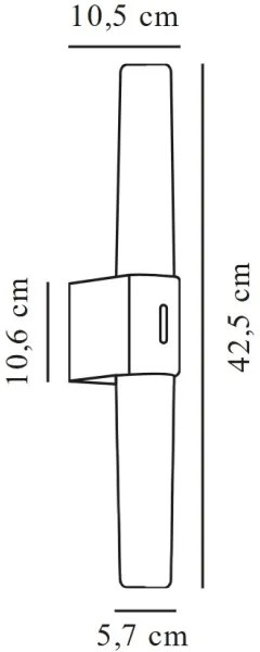 Nordlux - LED Kúpeľňové osvetlenie zrkadla HELVA LED/9W/230V IP44