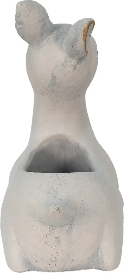 Cementový kvetináč v tvare srnečky - 23*11*21 cm