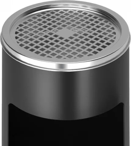 JAGO Odpadkový kôš s popolníkom, 17 l, čierny