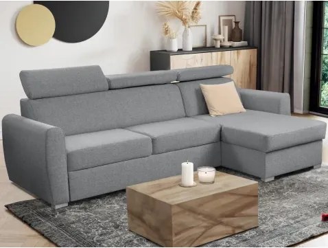 Rohová sedacia súprava Mistic, holubia šedá látka%