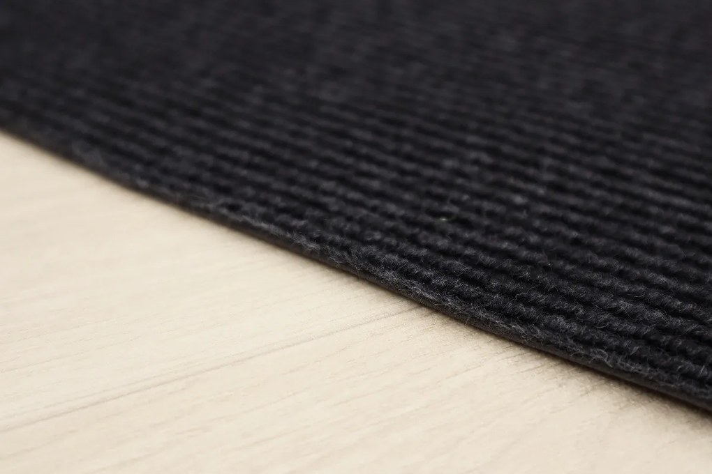 Betap, Koberec behúň na mieru Polo antra (čistiaca zóna), šíre 100 cm, čierna, chodba / predsieň