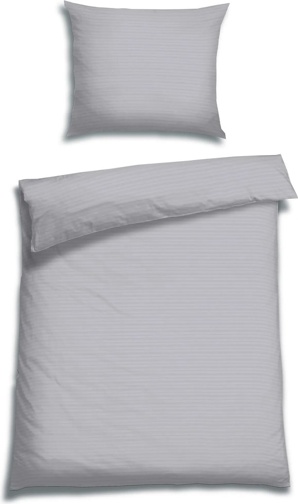 XXXLutz POSTEĽNÁ BIELIZEŇ, seersucker, svetlosivá, 140/200 cm Florella - Obliečky & plachty - 004388003502