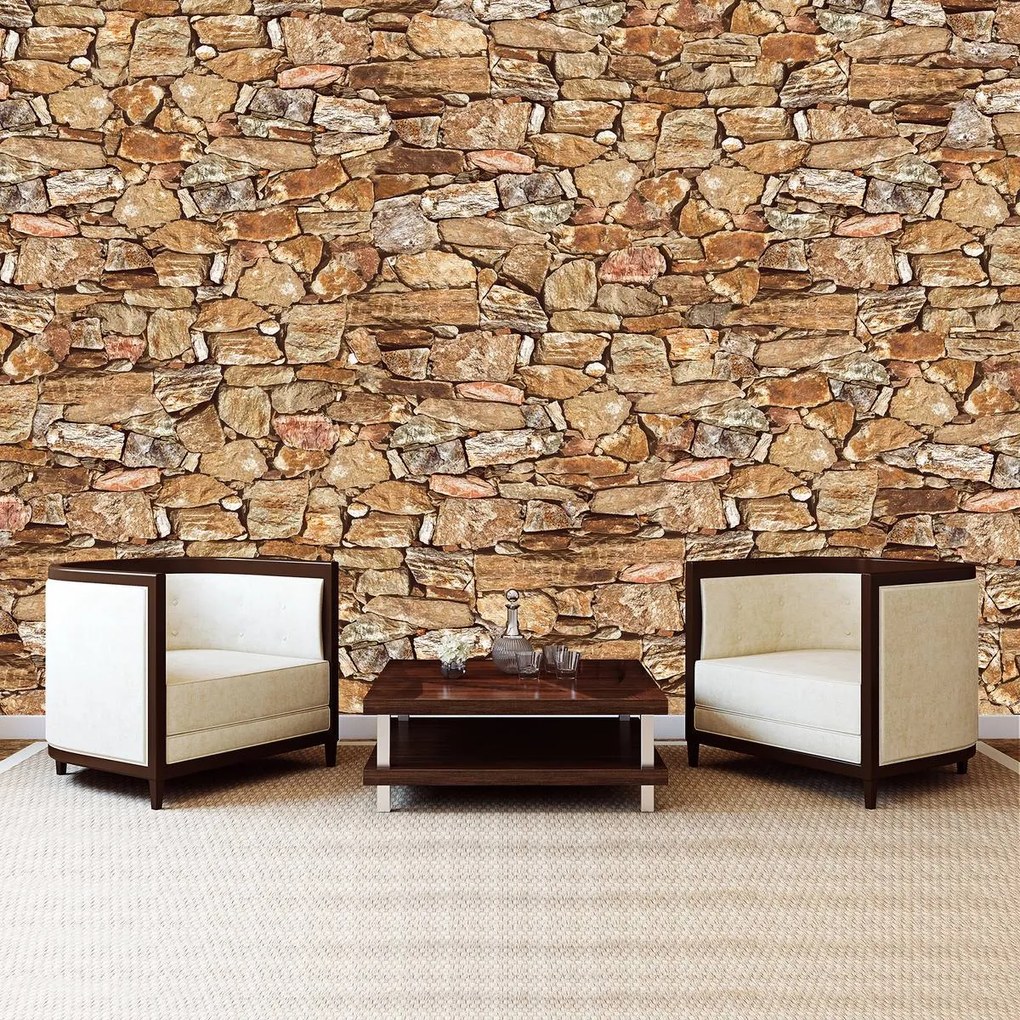 Fototapeta - Stone Wall Rock (152,5x104 cm)