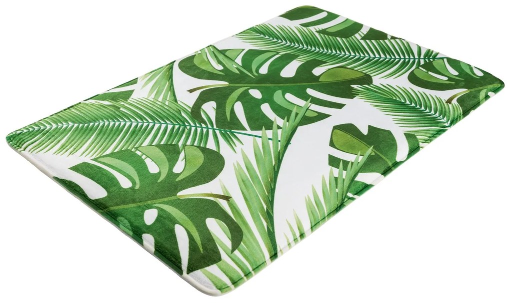 MIOMARE® Kúpeľňový koberec 60 x 90 cm, zelená (100289586)