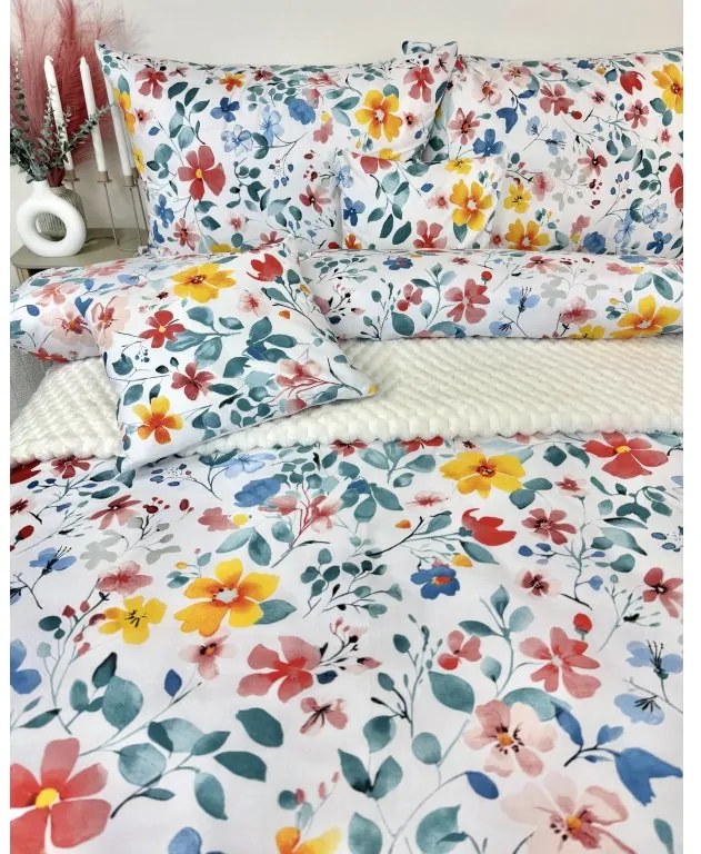 INTERMEDIC SK Kvietok – bavlnené obliečky 140x200/70x90 cm, 100% bavlna, zips