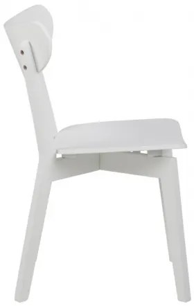ROXBY WHITE jedálenská stolička Biela