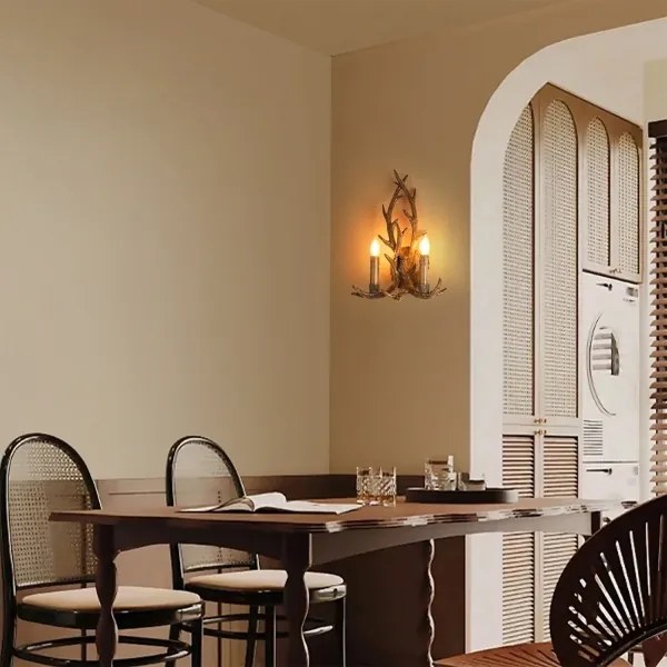 Brilagi - Nástenné svietidlo DEER 2xE14/10W/230V parohy