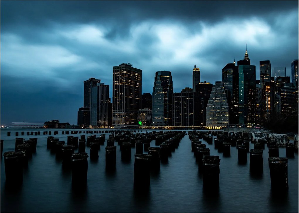 Obraz - Pohľad na mrakodrapy New Yorku (70x50 cm)