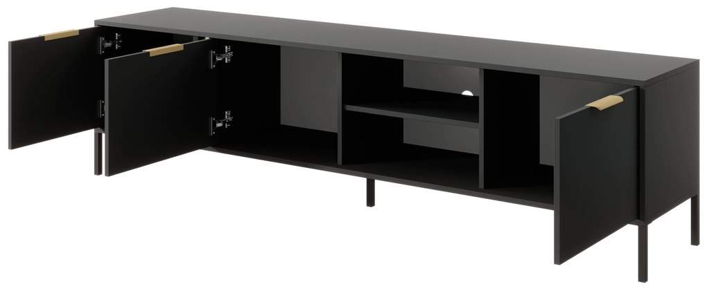 LAS Sivý stolík pod TV Lars