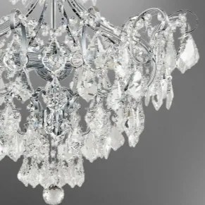 Strop svietidlo LUXERA 33304 krištáľ GRANADA I Ø53