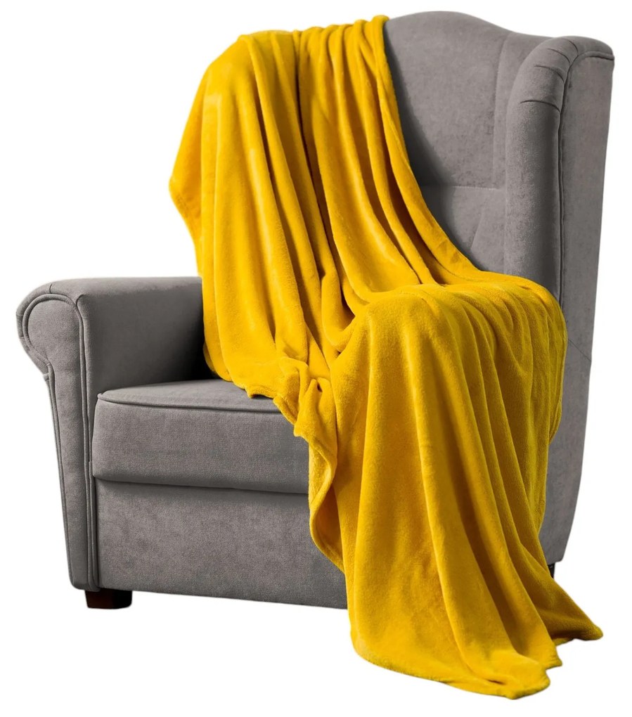 Teesa TSA8901 Deka Microplush 150 x 200 cm, žltá
