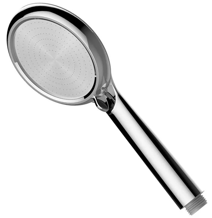 Mereo Mereo, Vaňová batéria s hlavovou guľatou slim sprchou, nerez, MER-CBE60104SC