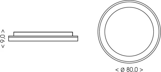 BRILAGI - LED stmievateľné stropné svietidlo FALCON II LED/108W/230V biela/béžová + DO