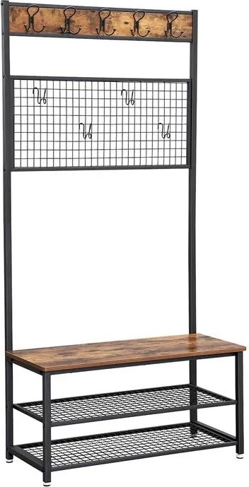 Vešiakový stojan s botníkom VASAGLE HSR46BX