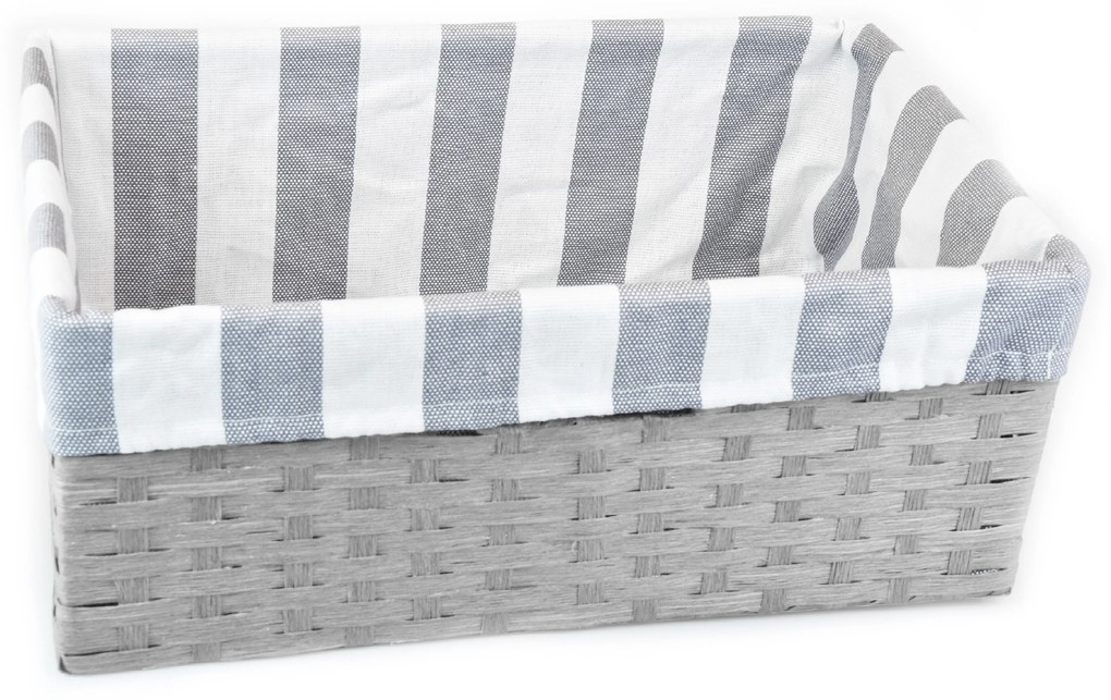 Úložný box sivý Rozmery (cm): 40x27, v. 15