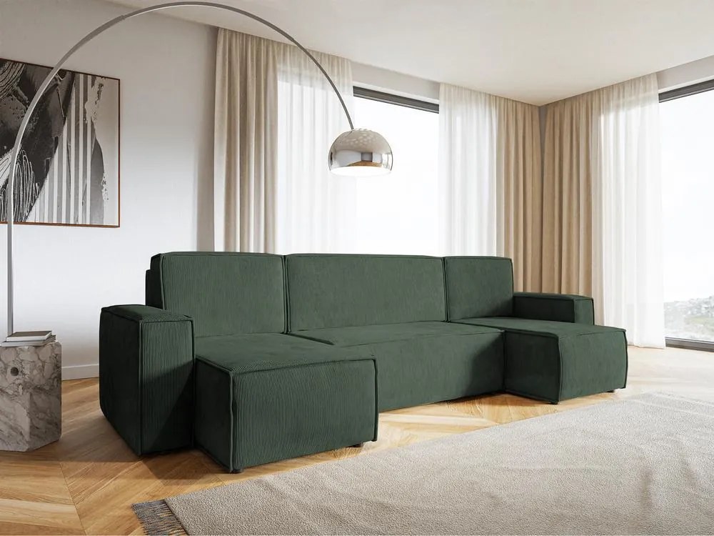 Rohová sedacia súprava Copenhagen L (lesná zelená). Vlastná spoľahlivá doprava až k Vám domov. 1098893