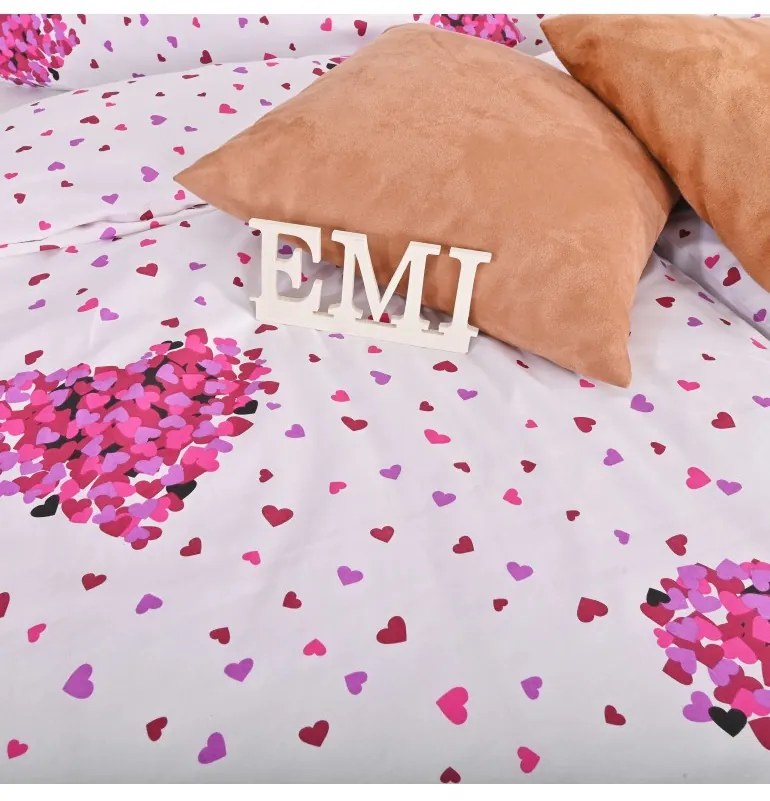 Obliečky Romance fialové EMI