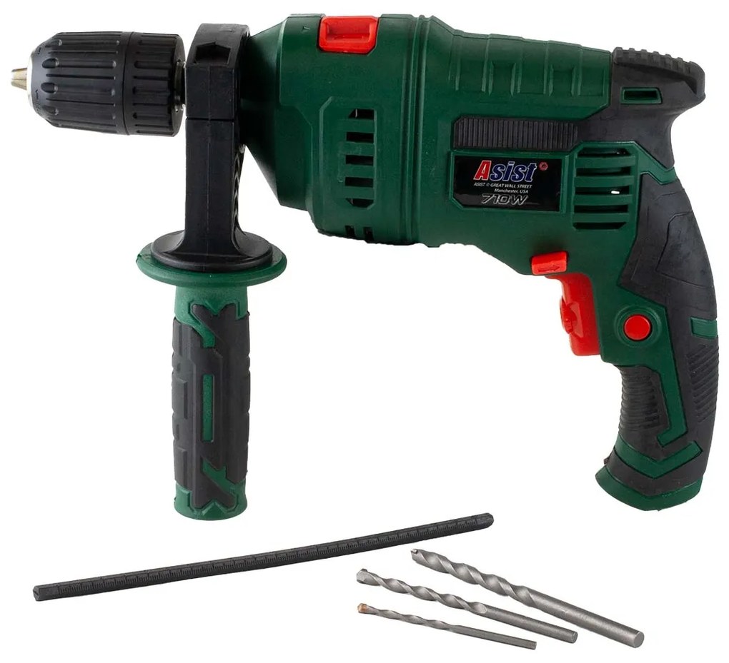 ASIST Príklepová vŕtačka 710W v kufri