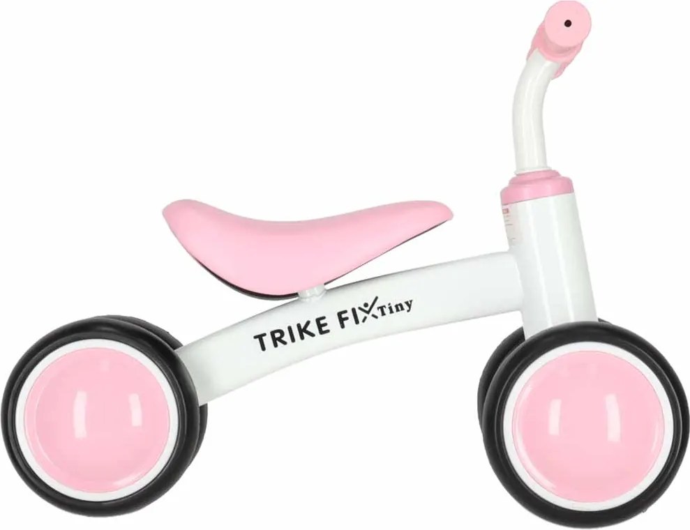 KIK Trike Fix Tiny V2 detské bežecké odrážadlo, ružovo-biele