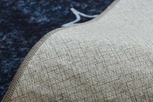 Koberec JUNIOR 52069.801 vesmír / raketa, čierny