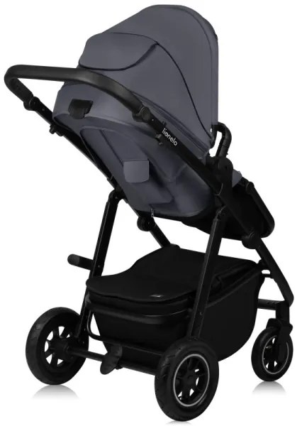 Lionelo - Kombinovaný kočík 3v1 AMBER PLUS šedý Graphite