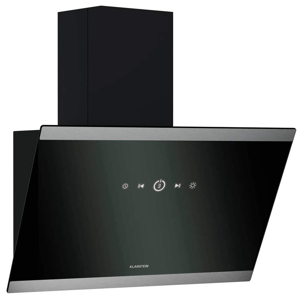 Klarstein FlashLine digestor, A++, 578 m³/h, 3 úrovne, dotykový, tichý, LED, odsávanie/recirkulácia, 100 W
