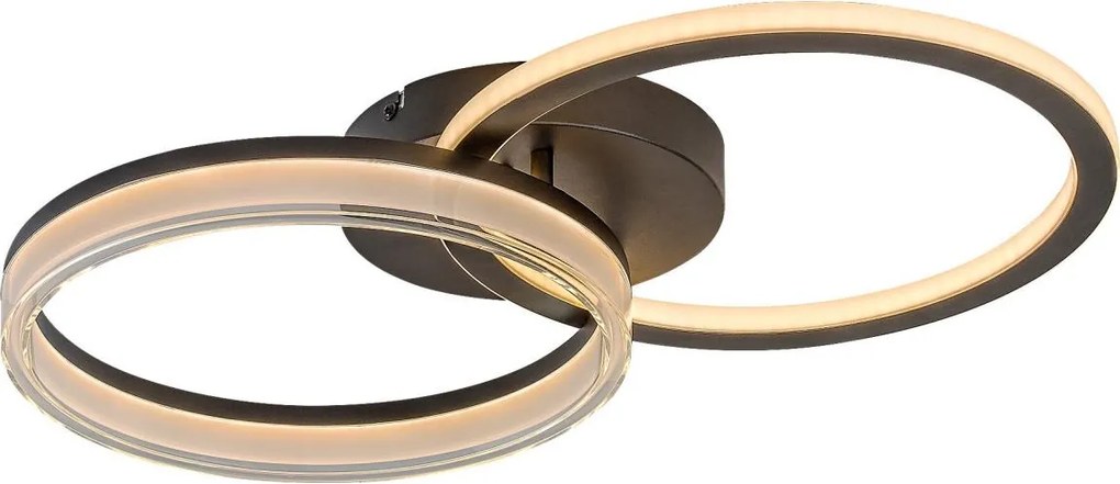 Rabalux 71479 - LED stmievateľné stropné svietidlo SERAPHIEL LED/38W/230V 3000-6500K 60x35 cm + diaľkový ovládač