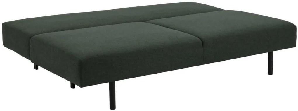 Dvoumístná rozkládací pohovka Malling tmavě zelená