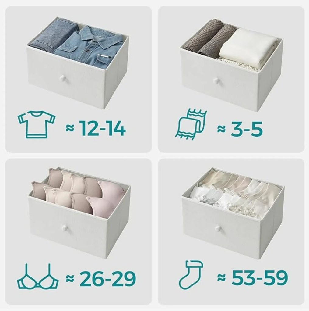 Komoda so zásuvkovými boxmi HESTO 80x71 cm, dub/biela