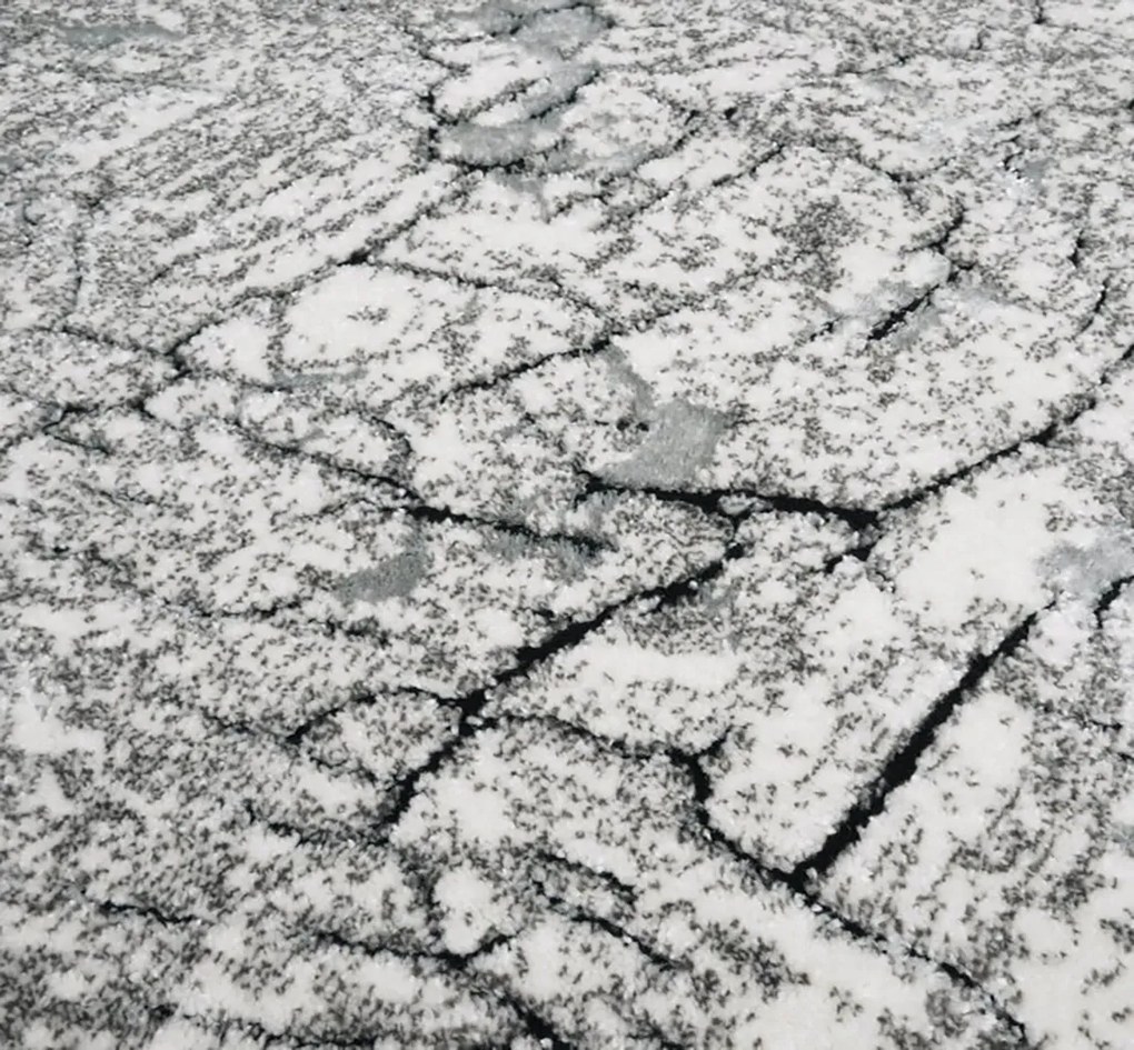 BE Koberec Miami Plus MIAMI PLUS 0300 GREY – sivý obdĺžnikový Rozmer: 280x370 cm