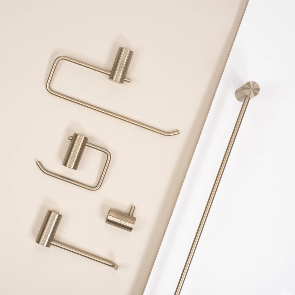 Rea Prism, kúpeľňový vešiak na uteráky 60cm, 9703, zlatá matná, REA-98034