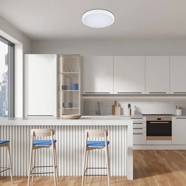 Rabalux 71431-LED RGB St. kúp. stropné sviet. ALENZO 36W/230V IP44 Wi-Fi+biela