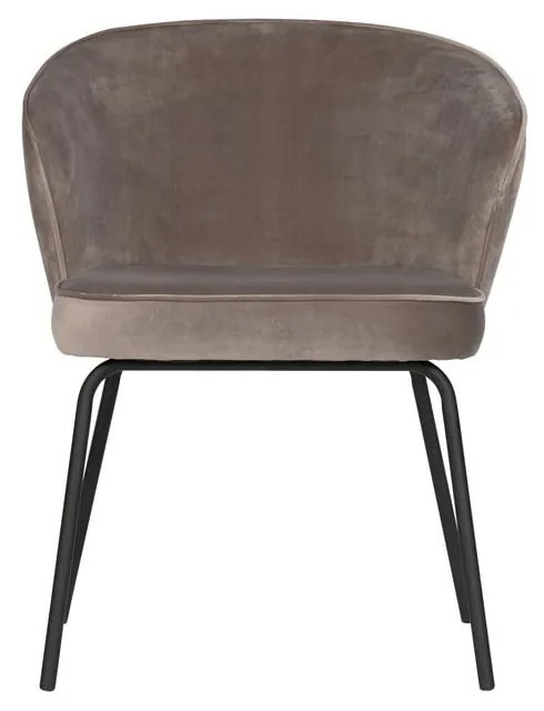 Béžové čalúnené jedálenské kreslá v súprave 2 ks Admit – WOOOD