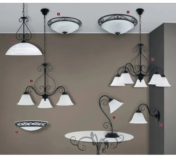 Rabalux 3721 - Nástenné svietidlo ATHEN 1xE14/60W/230V