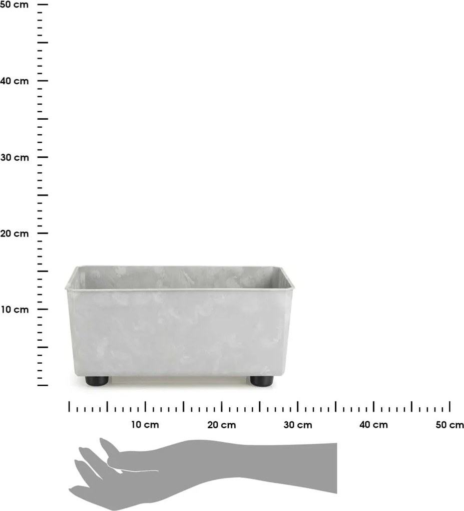 Truhlík s nožičkami Salvia 28,5x17 cm - výber z 8 prevedení