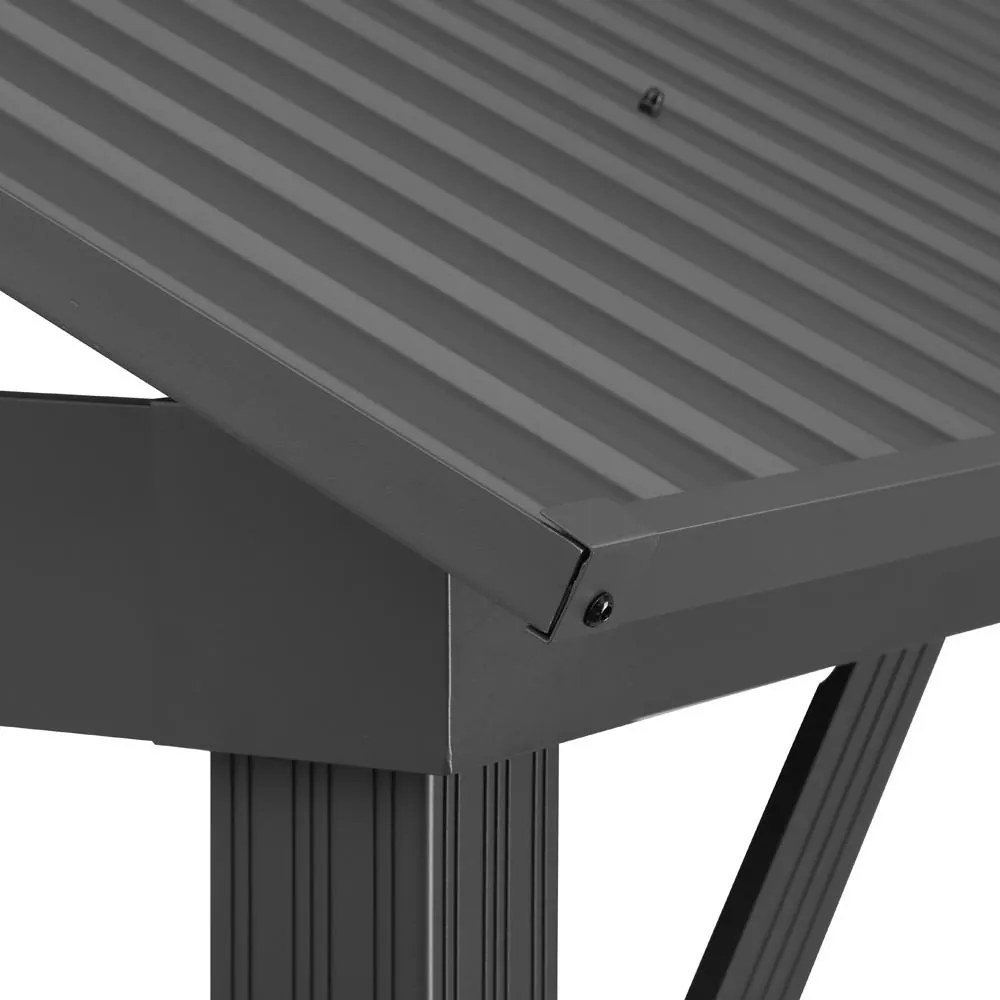 Hliníková pergola Avenberg PAVILIO 5x3m čierna