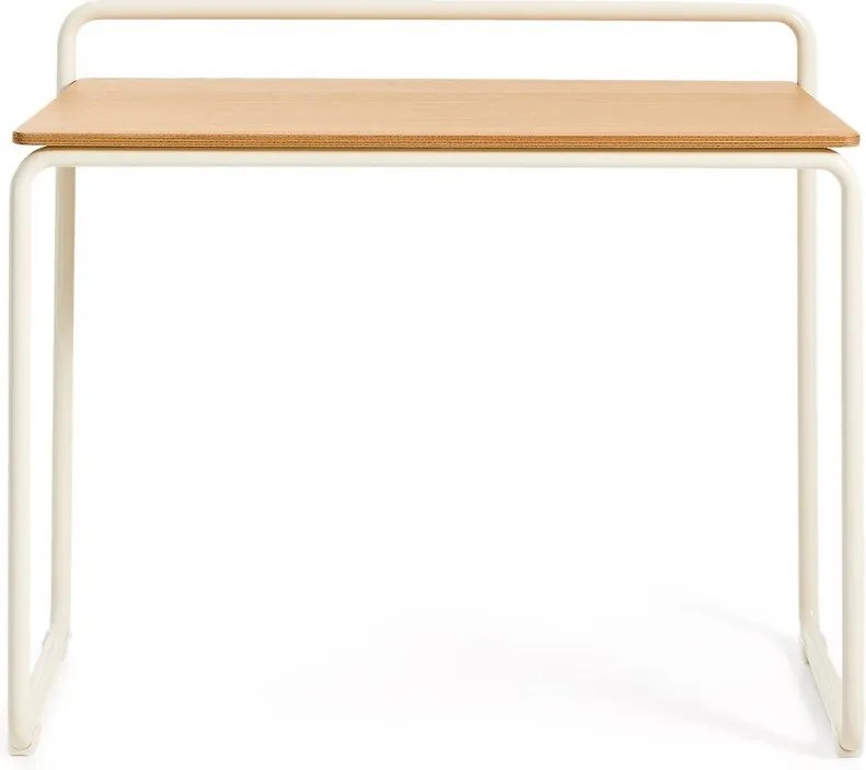 Detský písací stôl s doskou v dekore jaseňového dreva 45x82 cm Tinn – Kave Home