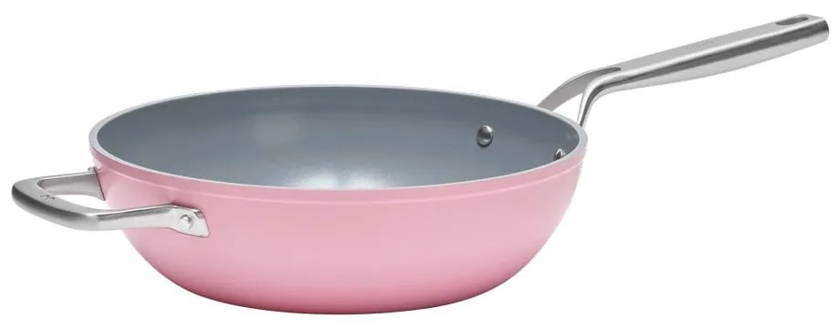 Wok hliníková panvica s pokrievkou/s nepriľnavým povrchom ø 28 cm Meda 3.0 – FABINI