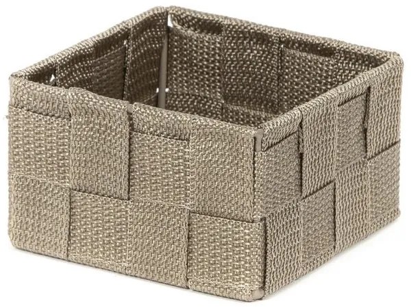 Úložný organizér Compactor TEX 12 x 12 x 7 cm, hnedá