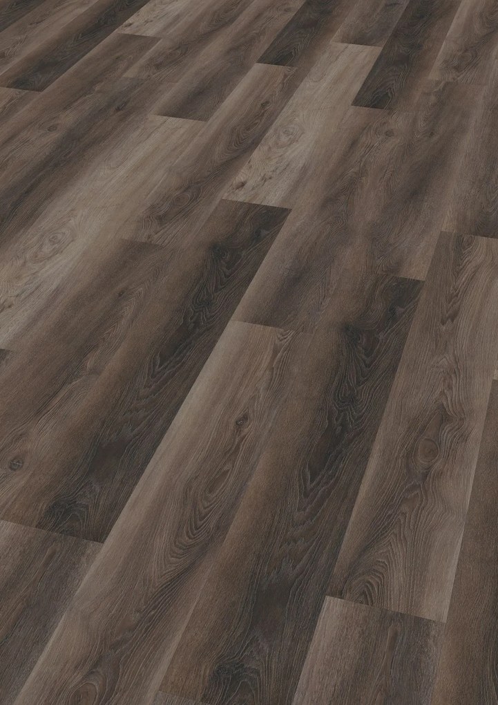 Oneflor, Vinylová podlaha lepená ECO 55 050 Walnut Dark Brown, 1219,2 x 184,1 mm